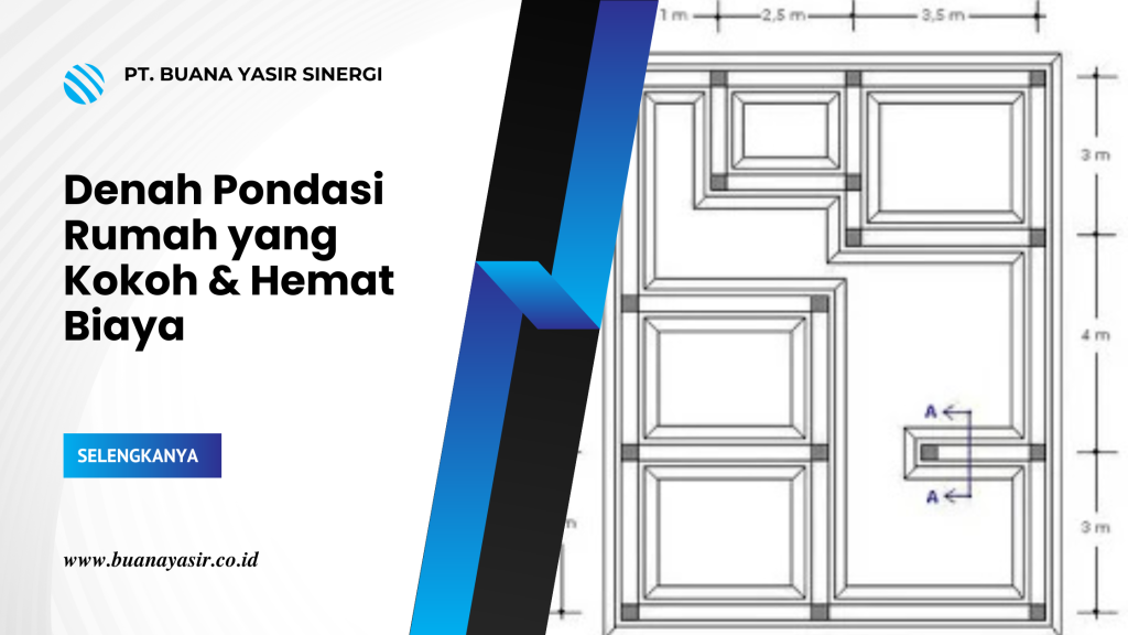 Denah Pondasi Rumah yang Kokoh & Hemat Biaya (2)