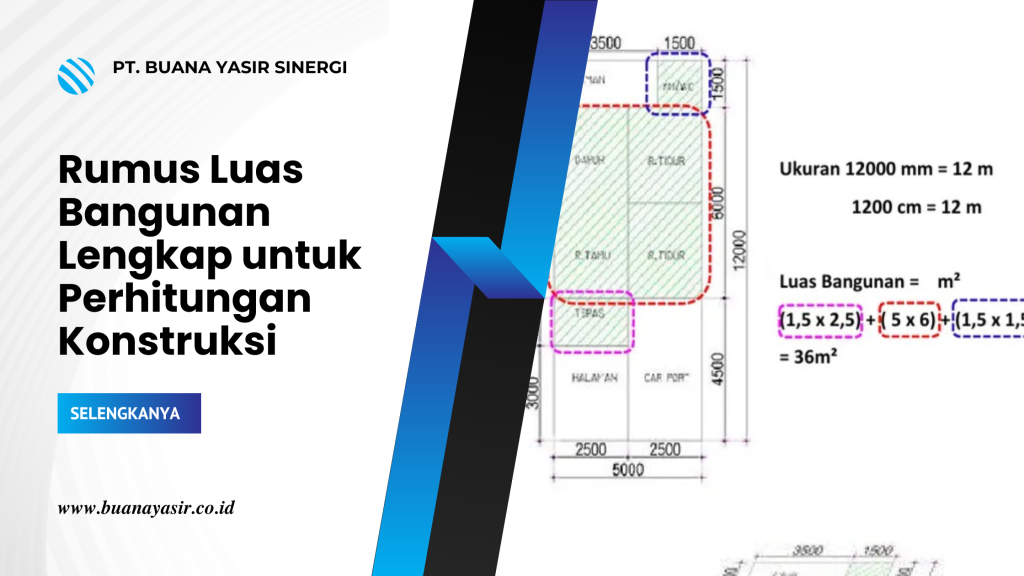 Rumus Luas Bangunan Lengkap untuk Perhitungan Konstruksi